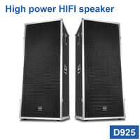 Système de sonorisation professionnel Biner D925 avec 8 canaux, puissance 750W+750W, système audio pour spectacles sur scène