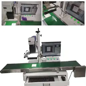 Lyncwell Pet Bottle Laser Coding Machine Co2 Laser Marking Printer For Production Line Expiry Date Code Printer For Water Bottle