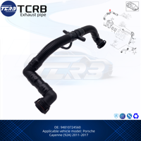 Tuyau d'échappement TCRB 94810724560 pour Porsche Cayenne (92A) 2011-2017