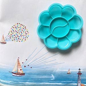 Paleta de colores de pintura acrílica de acuarela DIY para niños Little Plum Blossom para arte de grafiti y dibujo Material plástico duradero - Product Image 6