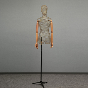 Présentoir de vitrine, vêtement pour femme à demi-corps avec bras, simple - Product Image 5