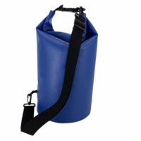 Mochila impermeable de lona de PVC de alta calidad, bolsa seca de 15l para acampar al aire libre y senderismo