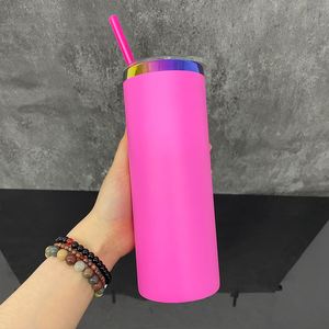 Gobelet musical avec haut-parleur intégré, plaqué arc-en-ciel, 20 oz, pour gravure laser, modèle droit, pour l'extérieur, entrepôt USA - Product Image 3