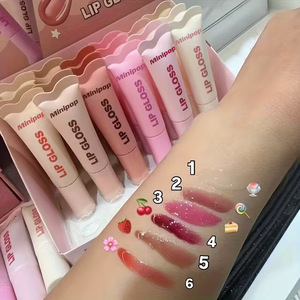 Minipop Lip Gloss 6 ml, maquillage liquide brillant pour femmes, soins de beauté - Product Image 5