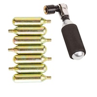 Cartouches de CO2 filetées De Rong 16g, bouteilles de gaz haute pression pour gonfleur de pneus de vélo, airsoft, échantillon gratuit