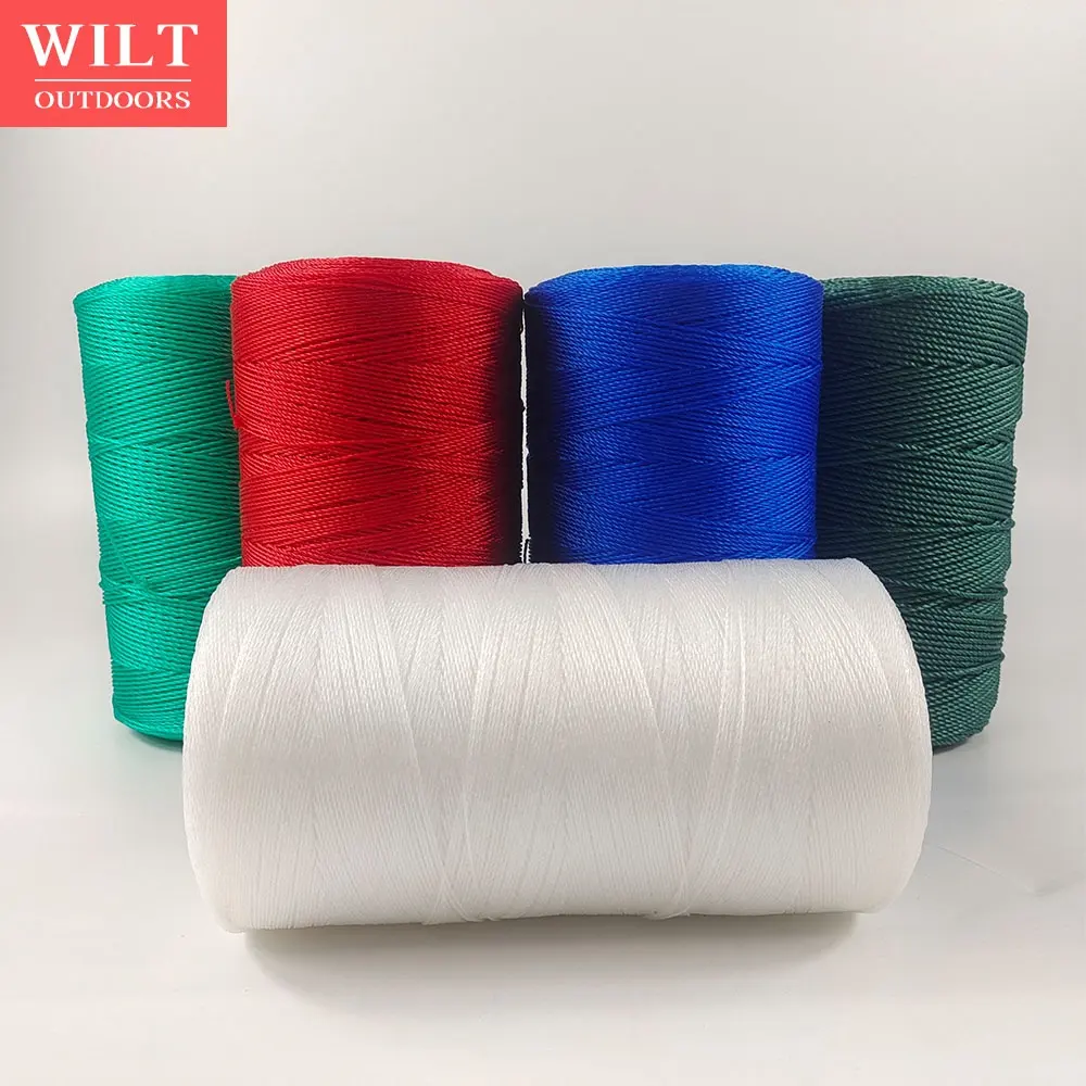 Nylon 210d polyester tying ropes poly polyethylene agriculture twine High Quality New Arrival High Tenacity Pe Material Fishing