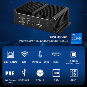 I5-6300U I5-1135G7 CPU tùy chọn máy tính công nghiệp 1.75kg Dual DDR4 RS232 cổng com hỗ trợ win11 Linux OS công nghiệp <span class=keywords><strong>Mini</strong></span> PC - Product Image 2
