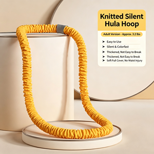 Aro de Ejercicio Hula Hoop Antideslizante de Polipropileno con Resorte de Acero con Memoria, Absorción de Impactos, Desmontable, con Peso, Certificado SGS ROHS - Product Image 3