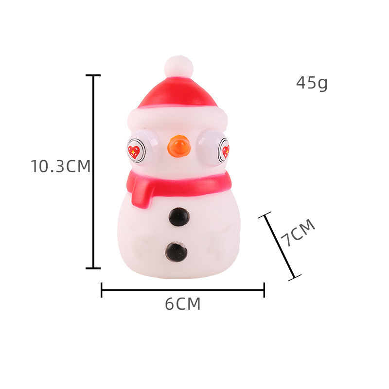 Bonhomme de neige blanc éblouissant