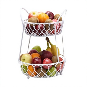 Panier à fruits en fer blanc pour la cuisine, la restauration et la table, à prix abordables. - Product Image 1