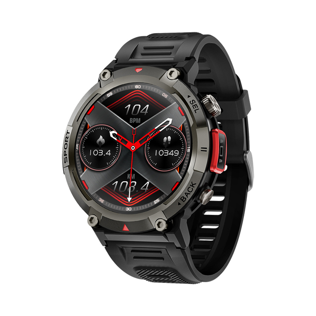 2024 Factory Outdoor Smartwatch Fitcloud Pro Fitness Tracker Bracelet Men's S100 Smart Watch BT Call Flashlight