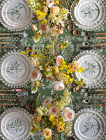 Joy Vaisselle Dreamy Butterfly Porcelain Leaf Assiettes