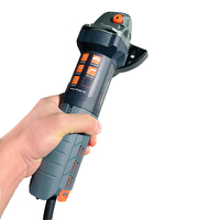 Meuleuse d'angle industrielle sans balais 1700W 5 pouces 125mm avec interrupteur à glissière robuste et protection contre les surcharges, fonction de relance automatique