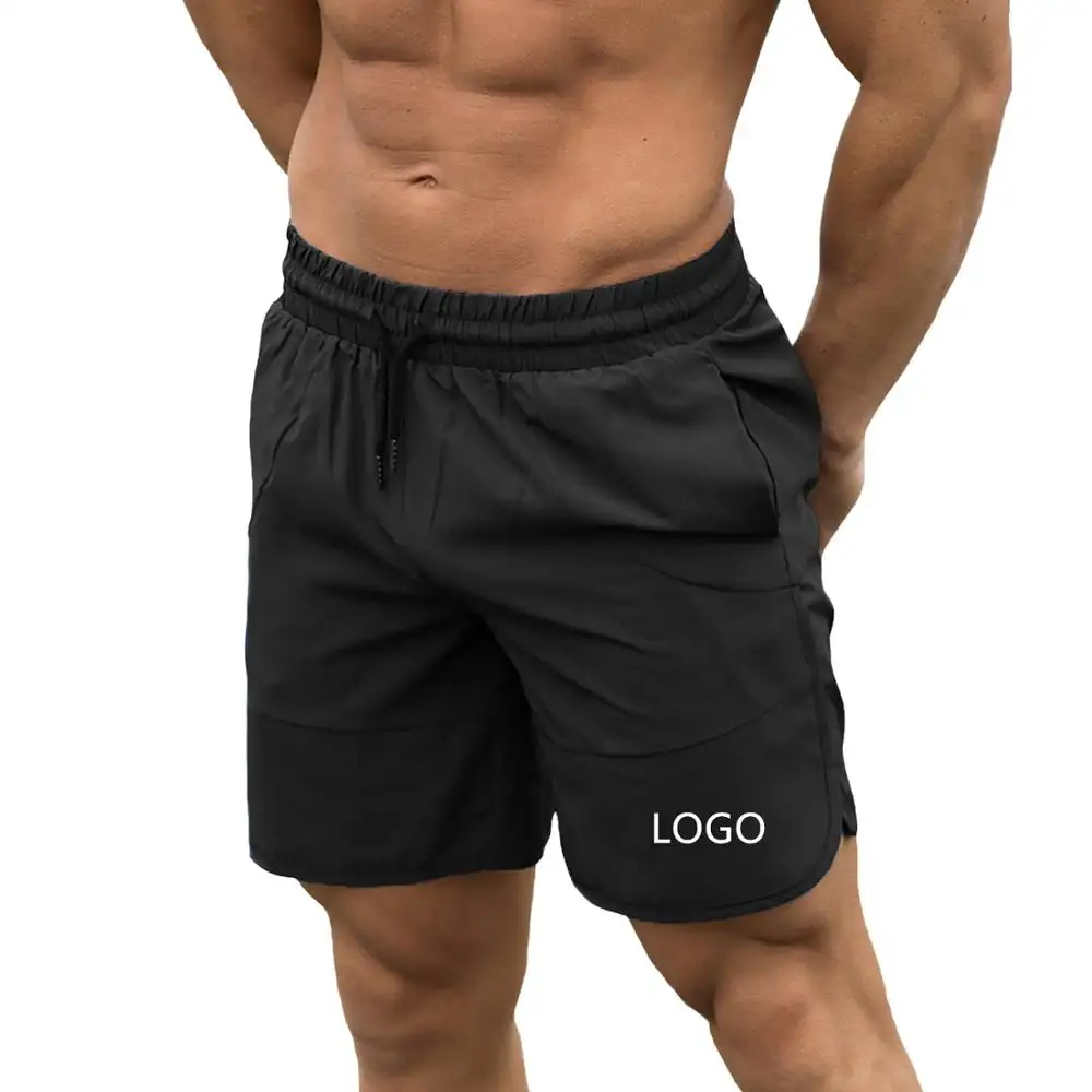 Commerci all'ingrosso 7 ''pollici spandex allenamento shorts mesh fitness mens palestra shorts con tasca