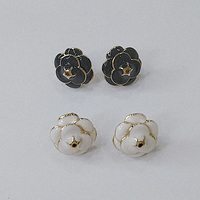 Classique Vintage plaqué or en laiton boucle d'oreille nouveau Style mode bijoux goutte huile Rose fleur goujon pour femmes filles pour anniversaire