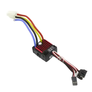 Contrôleur de vitesse électronique étanche <span class=keywords><strong>HobbyWing</strong></span> <span class=keywords><strong>QuicRun</strong></span> 1060 <span class=keywords><strong>60A</strong></span> à balais pour voiture RC 1/10, accessoires de drone - Product Image 1