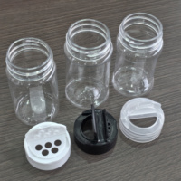 Botella de Plástico PET Vacía de 2oz/4.5oz para Brillo, Envase con Tapa Abatible Doble para Brillo y Diamantes de Imitación
