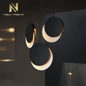 Modern Design Residential Decoration Hanging Light Black White Yellow Bule Led Pendant Lamp