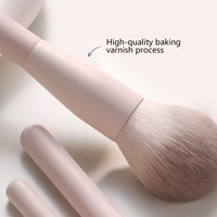 Ensemble de 13 pinceaux de maquillage pour débutants - Pinceaux de maquillage de luxe rose sur mesure de marque privée haut de gamme avec sac de rangement