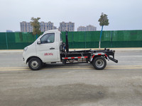 Camion à ordures Changan 4X2 avec compartiment amovible, fourni par l'usine
