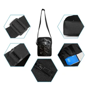 Nuova Borsa a Tracolla con Motivo Teschio 3D Cartoon, Elegante Borsa in Nylon alla Moda <span class=keywords><strong>per</strong></span> Adolescenti, Miglior <span class=keywords><strong>Regalo</strong></span> <span class=keywords><strong>per</strong></span> Ragazzi/Ragazze - Product Image 6