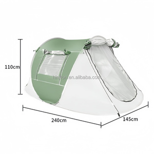 <span class=keywords><strong>Tente</strong></span> instantanée pop-up imperméable avec bâche de protection, installation facile, <span class=keywords><strong>2</strong></span> portes, <span class=keywords><strong>tente</strong></span> <span class=keywords><strong>familiale</strong></span> automatique pour le camping, la randonnée et les voyages, en polyester - Product Image 6