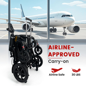 Silla de Ruedas Eléctrica KSM-603 con Doble Motor y Ruedas Antivuelco, Batería de Litio de 24V 10Ah, para Personas Mayores, Directo de Fábrica - Product Image 5