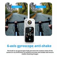 Caméra d'action magnétique S70 Mini, caméra portable à porter sur le corps, DV 2.7K, objectif rotatif à 180° pour le sport, le cyclisme, la plongée, le vlogging