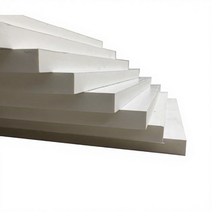 18mm Thickness 1220x2440mm <b>Waterproof</b> White PVC <b>Foam</b> Board High Density 0.55g/cm3 Plastic Sheet For Kitchen Cabinet Furniture - Product Image 1