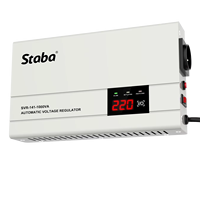 Stabilisateur de tension AVR mural ultra-mince-Régulateur de tension automatique 500-5000VA pour la maison/le bureau