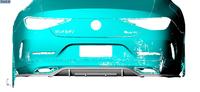 Diffuseur de Spoiler arrière pour voitures, en Fiber de carbone, pour Mercedes Benz CLS400 550 4 portes 2018 — 2019, W219 C257 CLS
