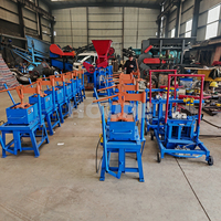 Machine manuelle à briques de ciment avec vibration 220V pour la fabrication de blocs creux