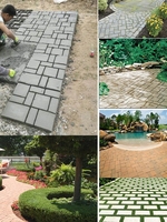 Moule d'injection plastique PP DIY pour carrelage de sol, impression en relief, haute résistance, pour piliers de porte extérieurs et pavage de parking Reazone