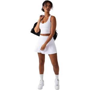 Top Deportivo Personalizado para Mujer, Estilo Racerback con Escote Redondo, Copas Extraíbles, para Yoga, Gimnasio y Entrenamiento, Color Blanco, Talla Mediana - Product Image 4