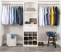 Langlebige, schlanke, rutschfeste PP-Kunststoff-Kleiderbügel 16x9,25 Zoll, spritzgegossen, für Nass-/Trockenbereich geeignet, einstufiger Badezimmer-Kleiderorganizer