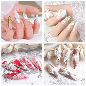 Quengel Logo personnalisé OEM étiquette privée 5ml noir blanc Gel de gypse Nail Art pour bricolage 3D sculpture <span class=keywords><strong>dessin</strong></span> - Product Image 4