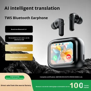 <span class=keywords><strong>New</strong></span> Cross-Biên Giới Màn Hình Màu Tws Trong Tai Tiếng Ồn Hủy Bỏ Trong Suốt 5.4 Điều Khiển Cảm Ứng Tùy Chỉnh AI Dịch Tai Nghe - Product Image 2