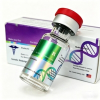 Etiqueta Adhesiva Personalizada para Botellas Holográficas Brillantes de 3 ml y 10 ml, Etiqueta Impermeable para Frascos Médicos y de Laboratorio Farmacéutico