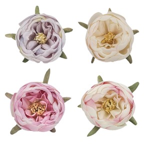 Fleurs artificielles en soie, petites roses en forme de bourgeons, style européen simulé, pour décorations de bracelets DIY, boîte cadeau style Mori, fleur de poignet - Product Image 5