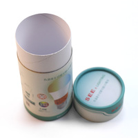 Boîte d'emballage personnalisée pour ampoules rondes, boîte d'emballage cylindrique en carton écologique, vente en gros