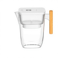 Zero Water Filter Pitcher 3.5L Alkaline Plastik Arab untuk Rumah Tangga Mewah Penggunaan di Rumah dengan Resin Penukar Ion Tinggi dan Karbon Aktif