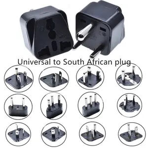 Universal To Small South African Plug Adapter Suitable For Travel To India And Nepal With A 3 Pin Plug