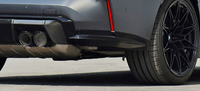 Pour BMW G82 G83 M4 2020-2026 Ailerons latéraux inférieurs de pare-chocs arrière en carbone sec style OEM 51128076449 51128076450