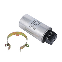 Filtre à courant alternatif triphasé 10Kvar de haute qualité condensateur de puissance de forme ronde basse tension 500vac