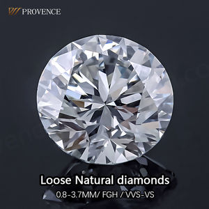 Diamants naturels en vrac de petite taille de 3,2 mm à 3,7 mm de diamètre, provenant de Chine, vente chaude, F VVS 1 carat, diamant naturel véritable en gros - Product Image 3