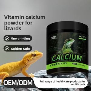 Suplemento probiótico en polvo de calcio y electrolito multivitamínico para reptiles, animales pequeños, lagartos, cuidado de la salud de mascotas de calidad - Product Image 2
