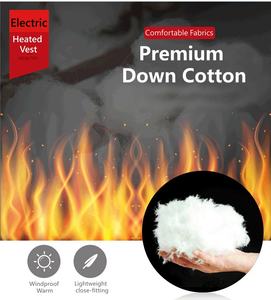 2 bölgeleri Usb elektrik erkek ısıtmalı yelek logosu erkekler erkekler için ısıtmalı ceket kış yıkanabilir elektrikli hafif ısıtmalı ceket - Product Image 2