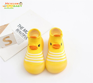 Scuola materna all'ingrosso infantile del bambino del bambino nitted scarpe in azioni simpatici animali del fumetto morbido in gomma anti-scivolo per bambini calzino scarpe - Product Image 3