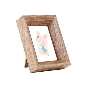 <span class=keywords><strong>2025</strong></span> thiết kế dễ thương kích thước nhỏ 3 ''Tabletop tường treo gỗ khung hình cho trang trí nội thất - Product Image 6