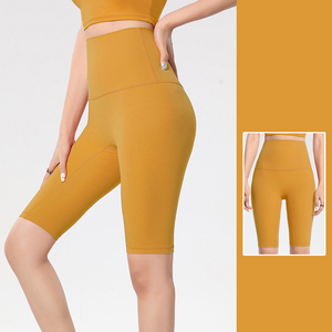 <span class=keywords><strong>Pantaloni</strong></span> da ciclismo nudi sportivi estivi <span class=keywords><strong>pantaloni</strong></span> da corsa a cinque punte da Yoga da <span class=keywords><strong>donna</strong></span> - Product Image 6